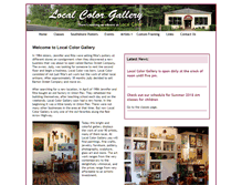 Tablet Screenshot of localcolorartgallery.com